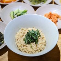 Vegan Perilla Oil Noodles at Sulgodang in Busan