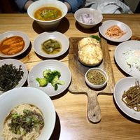 Ramen, Tofu Steak and Noodles and 6 side dishes (Perfect for two hungry persons)  at Sulgodang in Busan