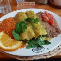 Enchiladas Verdes at Cafe Especial in Bonn