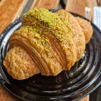 Cornetto con crema di pistacchio at Massolit Bakery & Cafe in Krakow