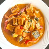 Vegan pumpkin curry with tofu   at Chabaar in Midvale