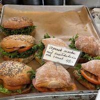 Vegan sandwich option of the day   at Le Violon Dingue in Stockholm