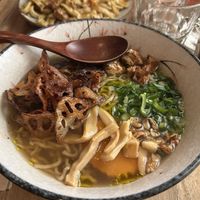 Ramen soup  at Neko Ramen Green in Paris