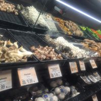 huge mushroom section at Wegmans in Fredericksburg