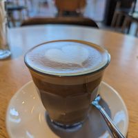 Coconut latte at The Coffee Club in Abu Dhabi