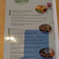 Vegan menu at The Coffee Club in Abu Dhabi