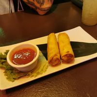 Vegan spring rolls at Sa Wa Dee - Bar Playa del Inglés  in Gran Canaria