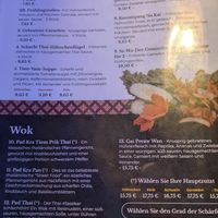 Menu 1 at Sa Wa Dee - Bar Playa del Inglés  in Gran Canaria