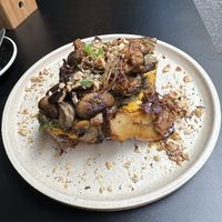 Mushroom on sourdough   at Homage Specialty Coffee in Parramatta