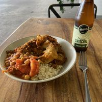 Bain-Marie prepared foods  at Giri Kana Cafe in Southport