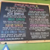 Smoothies 2021 (vegan & vegetarian milk options) at Giri Kana Cafe in Southport