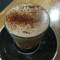 hot chocolate (vegan)  at Giri Kana Cafe in Southport