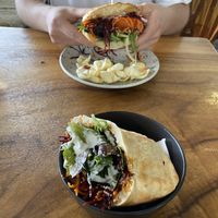 Kofta wrap at Giri Kana Cafe in Southport