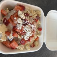 Strawberry shortbread  at Cinnaholic  in Baltimore