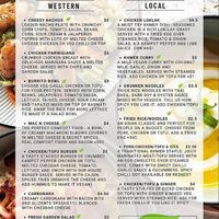 Lunch & dinner menu   at Karmer Traders Hostel in Kampot