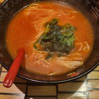 Tomato Ramen at Ganso Tomato Raumen Sanmi - Hakataekihigashi Shop in Fukuoka