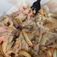 Loaded fries at Healthy Junk in Anaheim