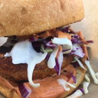 ??✨Spicy Chick Burger  at Healthy Junk in Anaheim