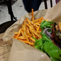 Beyond meat burger  at Healthy Junk in Anaheim