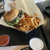 Shroom burger   at Healthy Junk in Anaheim