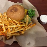 Anaheim chili pepper burger  at Healthy Junk in Anaheim
