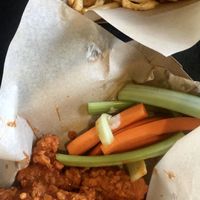 Some of the best vegan wings at Healthy Junk in Anaheim
