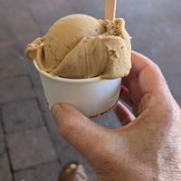 Vegan hazelnut icecream 😋 at Bella Rosa Gelateria in Byron Bay