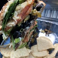 The Hot Stuff sandwich, made Vegan!😬 at Jack's Natural Foods - Loop in Longview