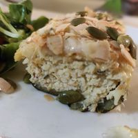 Courgette with cheese at El Laurel in Salamanca