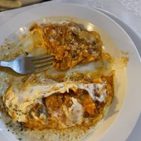 Lasaña campestre  at El Laurel in Salamanca