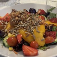 Salad - so filling!  at El Laurel in Salamanca