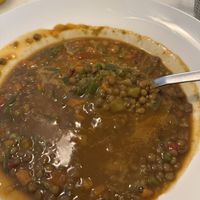 Curried lentils   at El Laurel in Salamanca