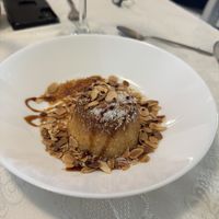 Coconut flan  at El Laurel in Salamanca