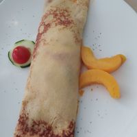 Crepe de carnita at El Laurel in Salamanca