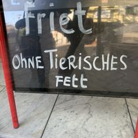 no animal oil used  at Pom Pom Frites in Venlo