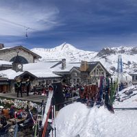 The view  at La Fruitière in Huez