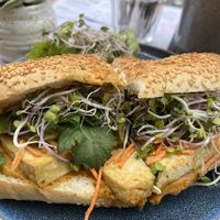 Sandwich Tofu banh mi  at Nourish Mother Earth in Saarbrucken