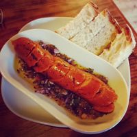 "Txorizo"  C/molho chimichurri 🤤🤤🤤🤤 at VÜMO in Porto