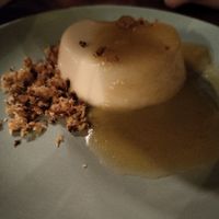 Coconut and pineapple pannacota at VÜMO in Porto