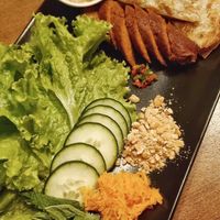 Thai Sausage (spicy, amazing) at VÜMO in Porto