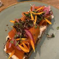 carrot lox! at Heirloom in Vancouver