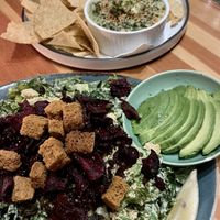 GF artichoke dip and GF Cesar  at Heirloom in Vancouver