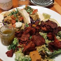 Artichoke tacos at Heirloom in Vancouver
