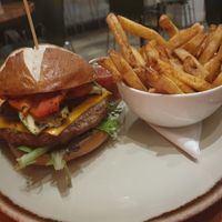 Burger at Heirloom in Vancouver