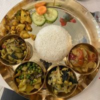 Vegan platter 🌱  at Mama Momo in Sarlat-la-caneda