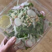 Arugula salad (veganized - no parmesan cheese)   at Zinc Cafe & Market in West Hollywood