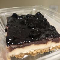 Wild Blueberry Cheesecake  at Sweets from the Earth in Toronto