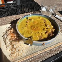 tempeh curry  at Rainbow Restaurant in Fort Collins