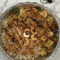 Cashew tofu stir fry   at Rainbow Restaurant in Fort Collins