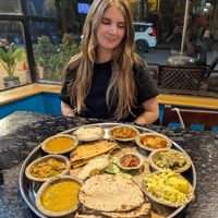 Vegan Bhog (thali) at Sri Moturam Prasadam in Jaipur